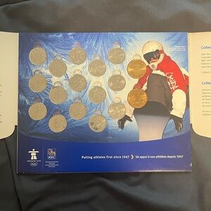 Vancouver 2010 Olympics commemorative coin set